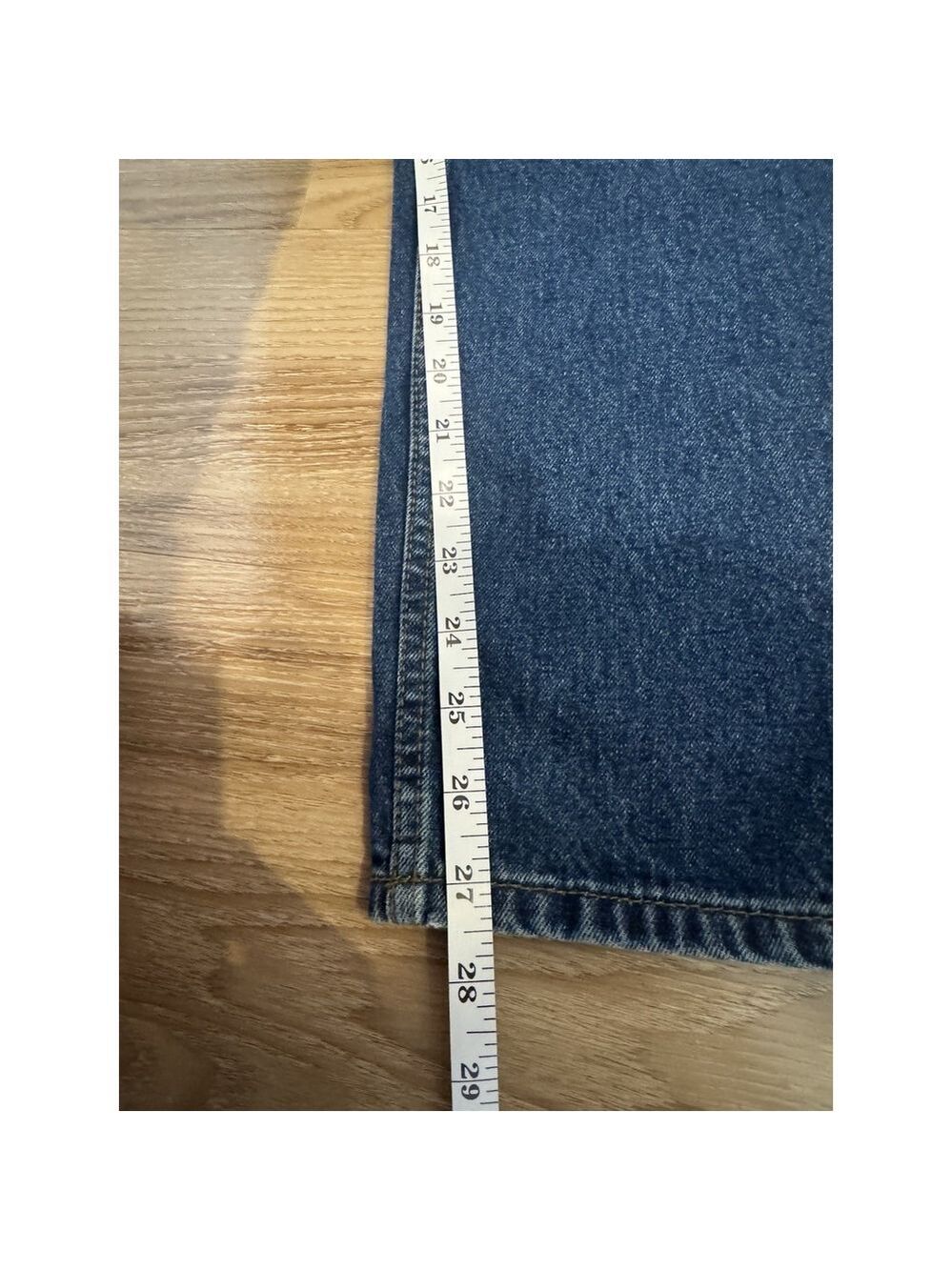 Free People High-Rise Dark Blue Mom Jeans - Picture 7 of 7
